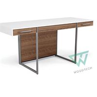 Bàn làm việc gỗ óc chó 3 ngăn cao cấp WT - 00014